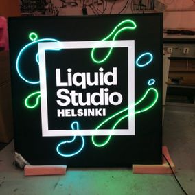 Liquid Studio Helsinki -valomainos