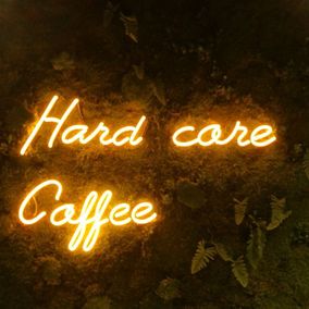 Hard core Coffee -valomainos