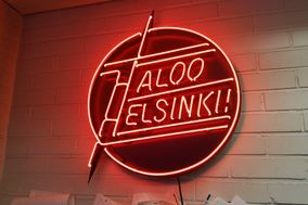 Haloo Helsinki valomainos